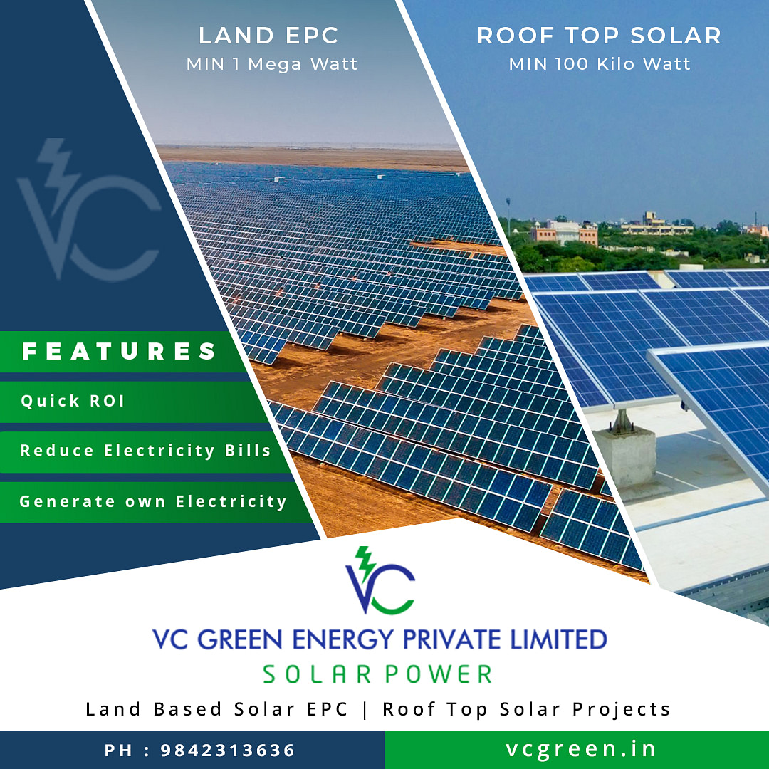 VC Green Energy Private Limited- Best solar company in Coimbatore cover